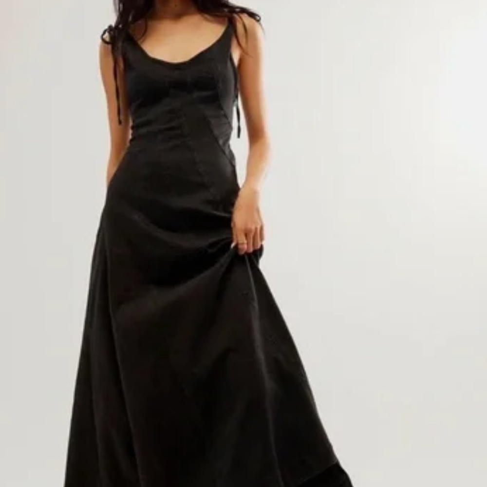 Free People Esmerelda Denim Midi Dress